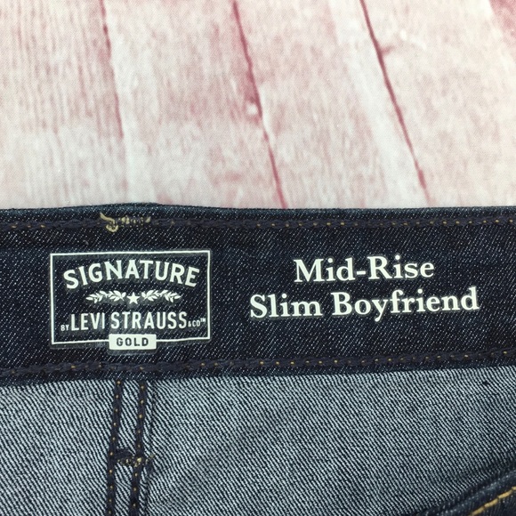 🌸Levi’s Signature Mid Rise Slim Boyfriend Jean Size 8x25” - Picture 5 of 10